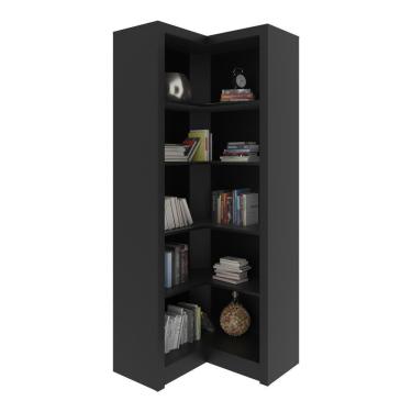 Imagem de Estante Armário De Canto Multimóveis Cr25034 Preto