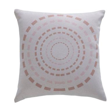 Imagem de Almofada Decorativa Turin Quadrada Com Refil 58% Algodão / 42% Poliéster - Mandala Rose