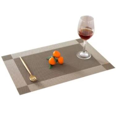 Imagem de Kit 06 Unid. Jogo Americano Mesa Jantar - MINYMIX, PRATEADO