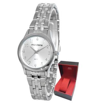Imagem de Relógio Feminino Original Mondaine de Pulso Prateado