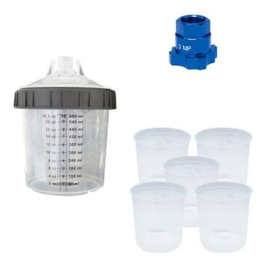 Imagem de KIT SPW - 01 Caneca Completa 01 Adaptador e 05 Refil Camisa Interna - 