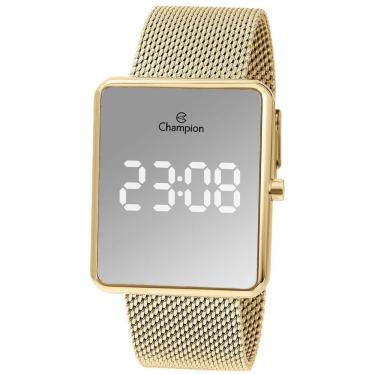 Imagem de Relógio Champion Feminino Digital Dourado Ch48180b