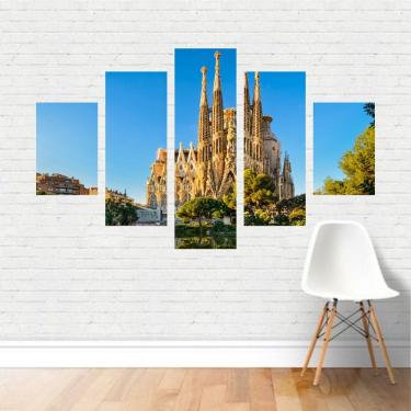 Imagem de Quadro Templo Sagrada Família Barcelona Catalunha Canvas