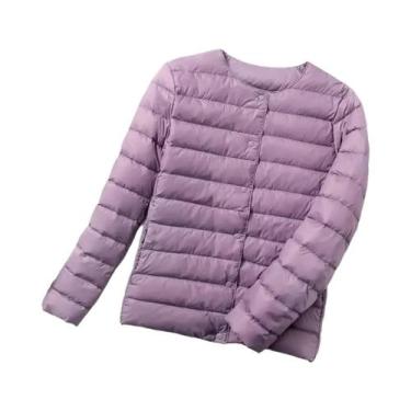 Imagem de Jaqueta Feminina Slim Fit Ultra Leve E Compactável De Plumas De Pato B