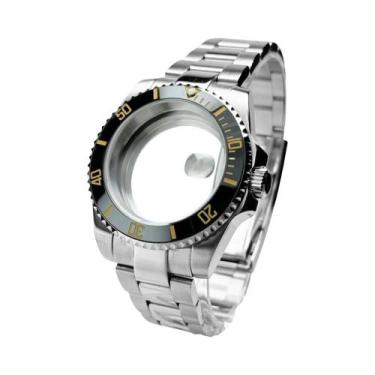 Imagem de Caixa De Relógio De Mergulho À Prova d'Água De 40mm Com Bezel Preto, V