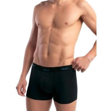 Imagem de Cueca Boxer Mash 170.05 Masculina Modal T. P/GG, G, Pt02, Preto