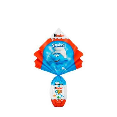 Imagem de Ovo de Páscoa Smurfs Chocolate ao Leite Kinder -100g