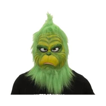 Imagem de Máscara De Cosplay De Natal E Halloween Com Cabelos Verdes, Acessórios