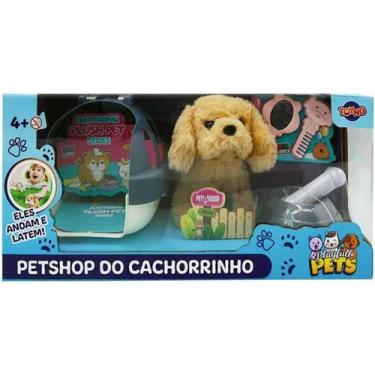 Imagem de Pelúcia Petshop do Cachorrinho Playfull Pets, Bege