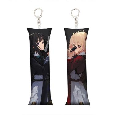 Imagem de Chaveiro Dakimakura Lycoris Recoil Mini Chisato e Takina
