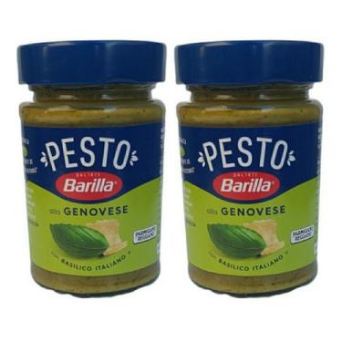 Imagem de Molho Pesto de Manjerição Barilla Alla Genovese - Kit Com 02