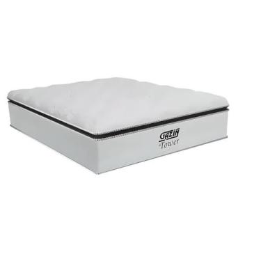 Imagem de Colchão King Molas Ensacadas Tower 193x203x34cm - GAZIN, Branco