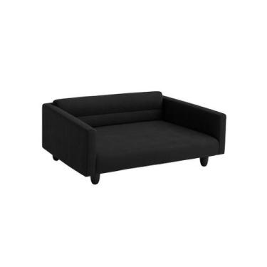 Imagem de Cama Pet Kiara Descanso Premium 29cm X 78cm X 50cm Cor Preto - Liberty