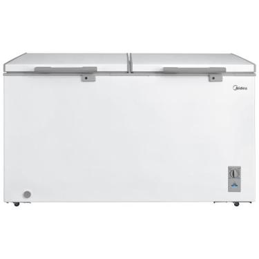 Imagem de Freezer Horizontal Midea 2 Portas 418L Inverter MDRC564FZD013, Branco,