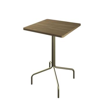 Imagem de Mesa Bistrô Quadrada Barcelona 80cm Ciliegio