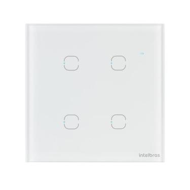 Imagem de Interruptor Smart Wi-fi Touch 4 Teclas Ews 1004 Branco 4850029 - INTEL
