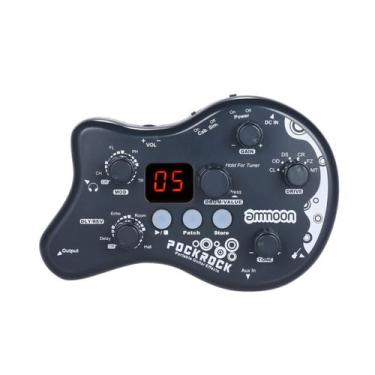 Imagem de Pedal De Efeito Para Guitarra Pockrock Ammoon + Fonte Bivolt