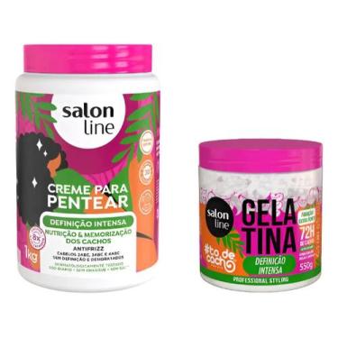 Imagem de Kit Definição Intensa com Creme para Pentear e Gelatina todecacho - Sa