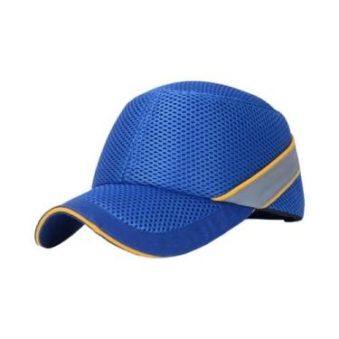 Imagem de Capacete De Segurança Hi-Viz Para Proteção No Trabalho, Boné Anti-coli