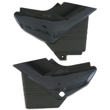 Imagem de Tampa Lateral Cromo Forte Moto Yamaha YBR 125 2000 À 2008 (Par), VERDE