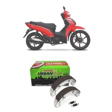 Imagem de Patim Lona Freio Dia-Frag Shineray Jet 50 2013-2020 C/ Mola