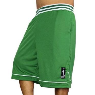 Imagem de Bermuda Basquete M10 Pro HL Verde Branco-Masculino