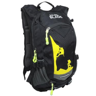 Imagem de Mochila de Hidratação Soldier Blade em Nylon com Reservatório 2 Litros - Preto/amarelo-...