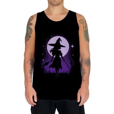 Imagem de Camiseta Regata Bruxa Halloween Púrpura 18 - Kasubeck Store, Baby Look