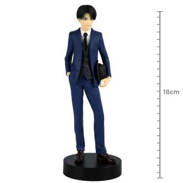 Imagem de Figure de Coleção Levi Ackerman - Suit Version Pop Up Parade Não Articulada em PVC 18CM...