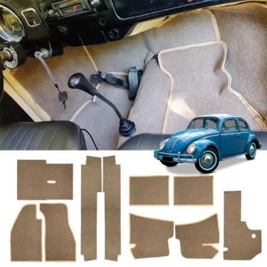 Imagem de Kit Forração Assoalho Fusca 1970 a 1995 Forro Interno Tapete Carpete B