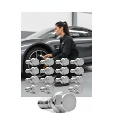 Imagem de Parafusos Roda Cromados Fiat 16 Peças M12x1.25x30 - Congratulations St