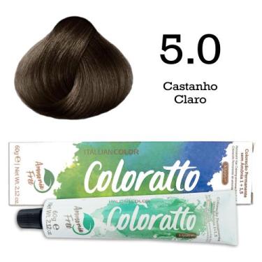 Imagem de Coloração Coloratto 5.0 Castanho Claro  Itallian Color - Itallian Hair