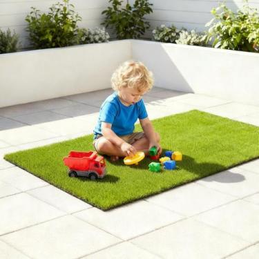 Imagem de Grama Sintética 1,5x2m 22mm Oasis Verde Natural  Tapete Decorativo Ant
