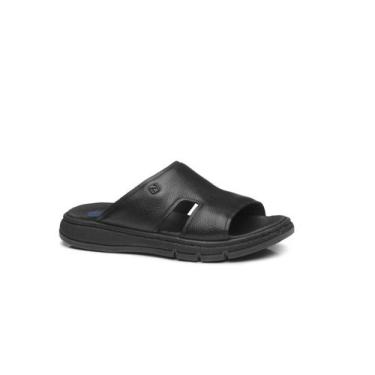 Imagem de Chinelo Pegada Masculino 134302-04 Ortopédico Confortavel - PRETO - 42