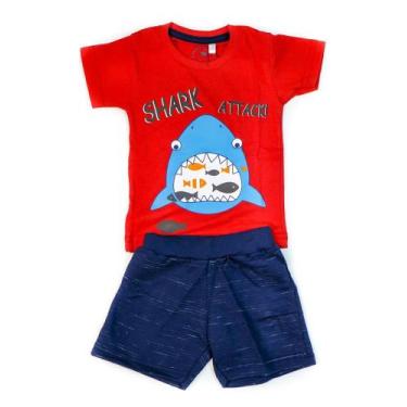 Imagem de Conjunto Shark Atack - Summer Cat, 1, Amarelo, Azul
