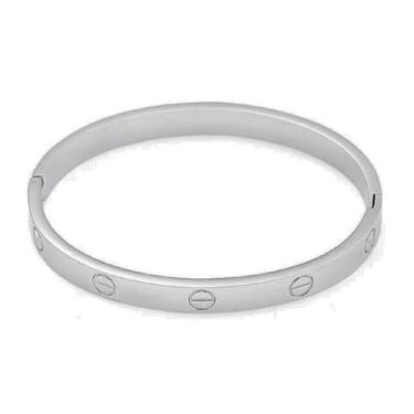 Imagem de Bracelete Aço Prateado Relevo Circular - Vorax Woman