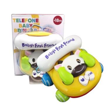 Imagem de Telefone infantil de  animalzinho musical com espelhinho bbr - BBR TOY