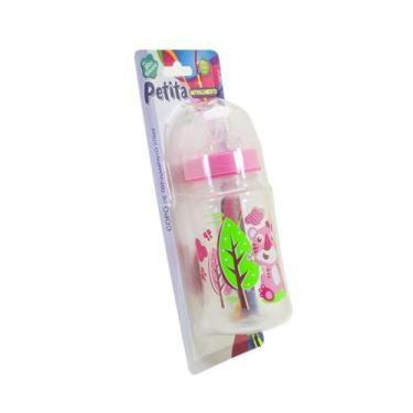 Imagem de Copo Infantil Antivazamento 270ML Petita Bichinhos, Tigresa Rosa