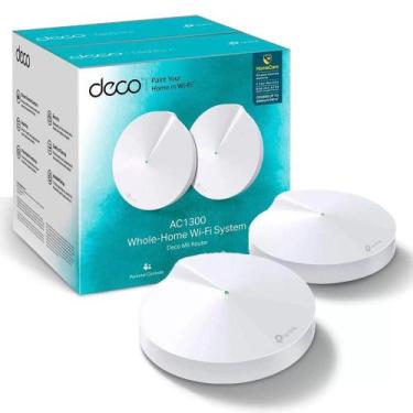 Imagem de Roteador TPLink Deco M5 Gigabit Ethernet AC1300 10 100 1000MBbs Dual B