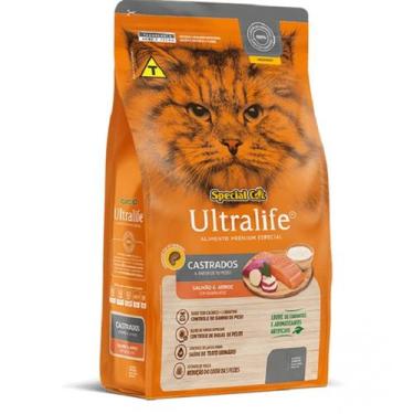 Imagem de Ração Gato Castrado Ultra Salmão e Arroz 1kg Special Cat - Special Dog