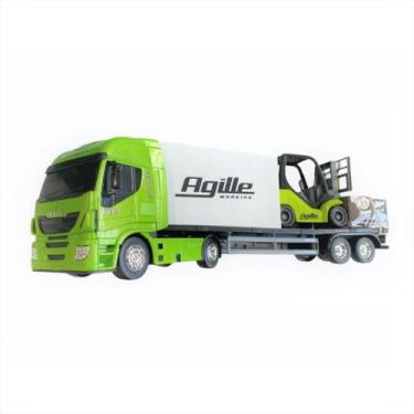 Imagem de Caminhão Plataforma Iveco Hi-way C/ Empilhadeira - Usual - Usual Brinq