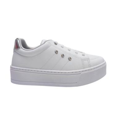 Imagem de Tênis Estiloso Casual Feminino Ramarim 2597121, Branco, 37