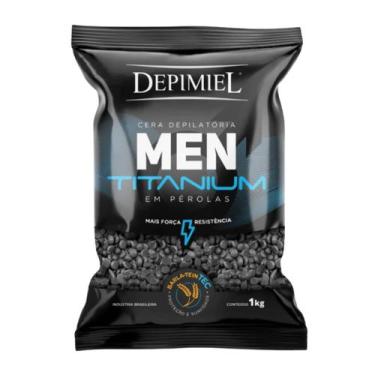 Imagem de Cera Depimiel em Pérolas MEN TITANIUM 1kg