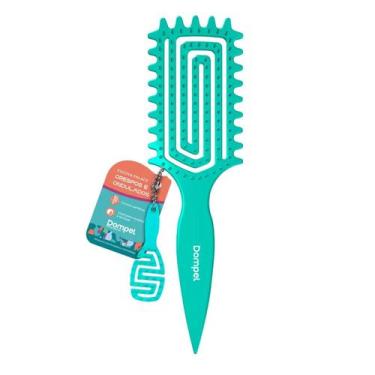 Imagem de Escova De Cabelo Flexível Enlace Para Cachos Crespos Dompel Cor:Verde 
