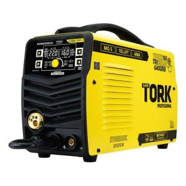 Imagem de Maquina Solda Inversora Mig Gás Flex 160a Tork 5kg Amarelo 127/220v - 