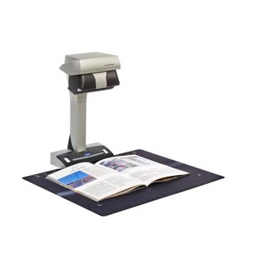 Imagem de Scanner de Mesa Scansnap SV600 A3 Simplex Color com Sistema Suspenso Cinza Ricoh