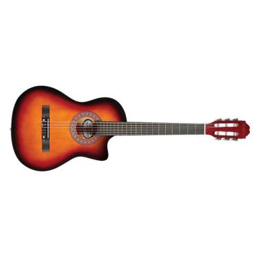Imagem de Violão de Nylon Waldman PPCE-1 SB Sunburst