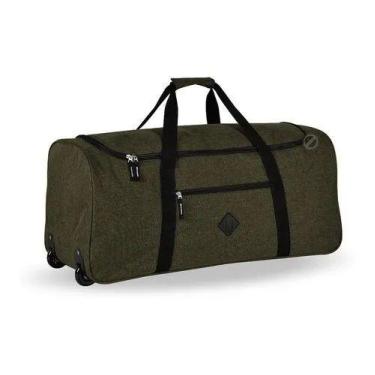 Imagem de Bolsa Sacola Mala De Viagem Rodinhas Alça Grande Clio Cores, Verde