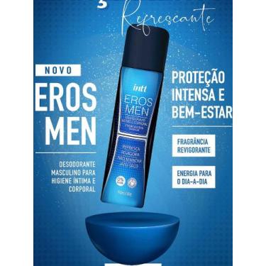 Imagem de Desodorante íntimo e corporal eros men 166ml/90gr intt cosméticos