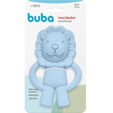 Imagem de Mordedor em Silicone Leãozinho Azul Buba